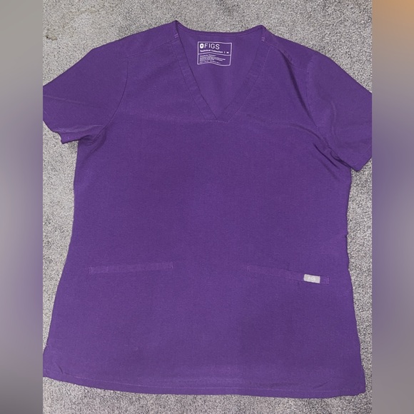 Figs scrub set Technical Collection in Rich Purple, regular length in pants. - Picture 6 of 6